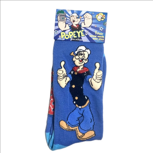 4 /$25 Popeye Novelty Crew Socks Popeye The Sailor Man Stocking Stuffer